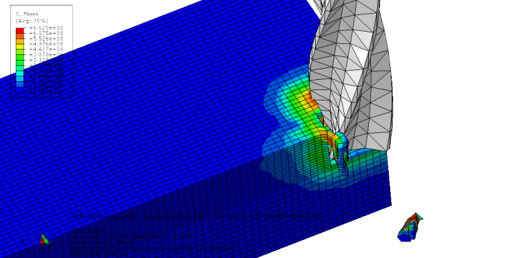3.png abaqus铣削仿真,听说很难做出切屑,分享个刚完成的实例。的图3